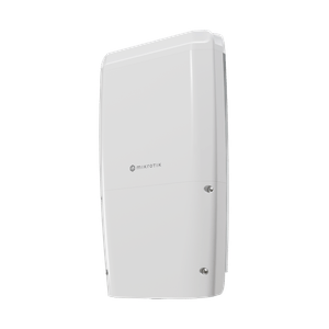 Switch capa 3 de MikroTik CRS305-1G-4S+OUT, con 4 ranuras SFP+ y 1 puerto ethernet gigabit en version de uso en exterior
