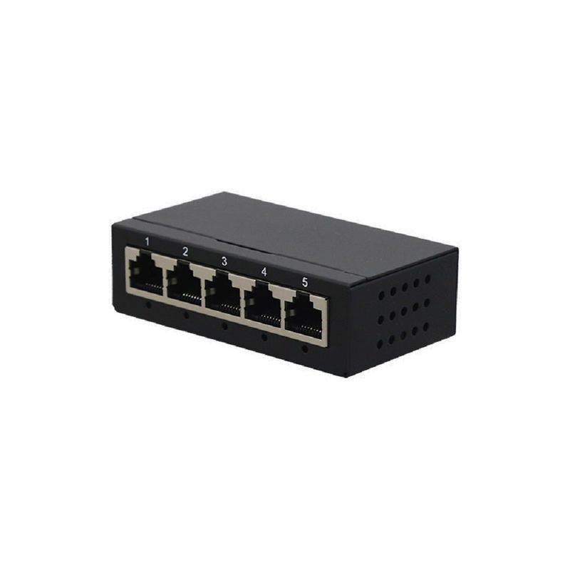 Switch GbE con 8 puertos PoE+ y 2 puertos GbE RJ45 de enlace ascendente