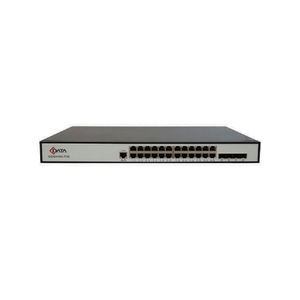 Switch PoE AF/AT administrado L2 C-DATA CS3244GS-POE con 24 puertos ethernet gigabit y 4 puertos SFP