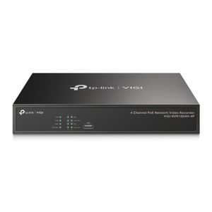 VIGI-NVR1004H-4P Grabador de vídeo en red VIGI PoE+ de 4 canales