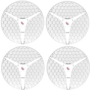 Estacion inalámbrica MikroTik RBLHG-5HPnD-XL de largo alcance en 5GHz, pack de 4 unidades