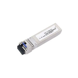 Modulo SFP+ WDM para conexiones de 1 hilo en monomodo GLCTec FO-1482-2, distancia max. 40Km con conector LC/UPC y longitud de onda 1330nm/1270nm