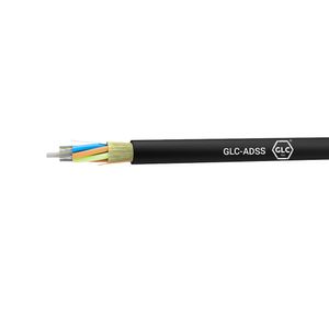 Fibra óptica ADSS SPAN 100 con 48 hilos monomodo en marca GLCTec GLC-ADSS100-48