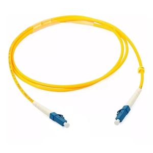 Patchcord de fibra monomodo simplex con conectores LC/UPC a LC/UPC con longitud de 2 metros GLCTec FO-1633