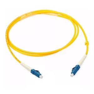 Patchcord de fibra monomodo simplex con conectores LC/UPC a LC/UPC con longitud de 1 metro GLCTec FO-1609