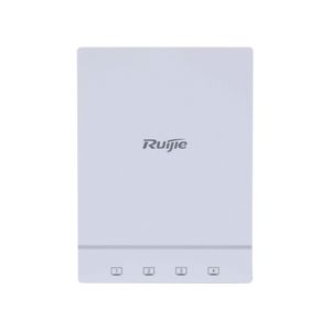 Punto de Acceso de Pared Reyee WiFi6 dual band, con cuatro puertos gigabit ethernet