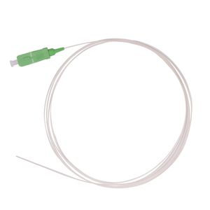 Pigtail de fibra optica con longitud de 2 Metros de largo monomodo con conector SC/APC marca GLCTec FO-5423