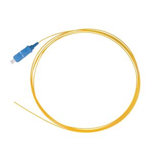 Pigtail de fibra optica  con longitud de 2 Metros de largo monomodo con conector  SC/UPC marca GLCTec FO-5439