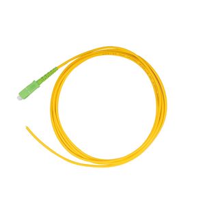 Pigtail de fibra optica con longitud de 2 Metros de largo monomodo con conector SC/APC GLCTec FO-1206
