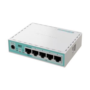 Router MikroTik hEX refresh E50UG de 5 puertos gigabit, CPU 950MHz y 512MB RAM