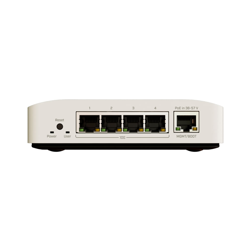 Switch capa 3 de MikroTik CRS304-4XG-IN con 4 puertos ethernet 10G