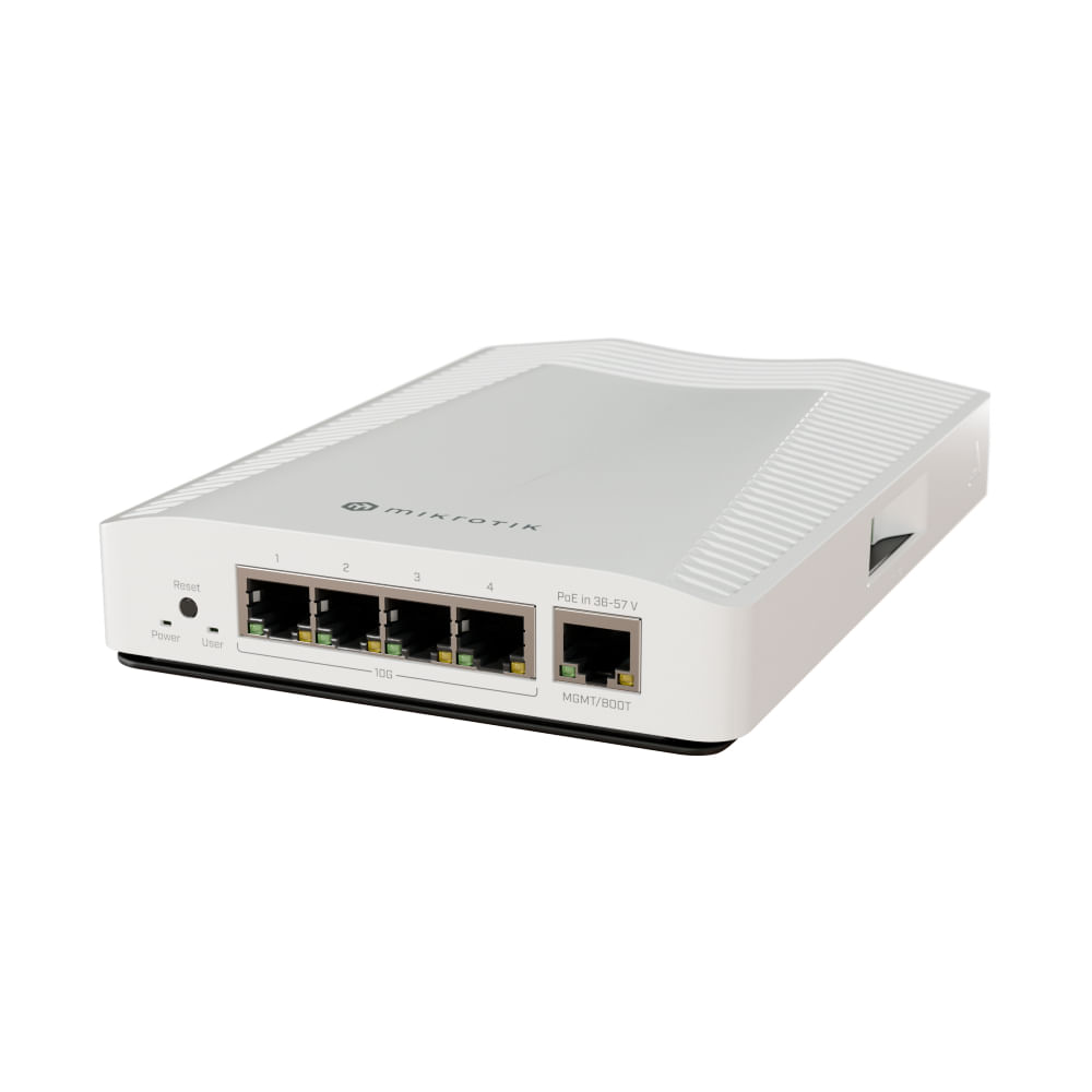 Switch capa 3 de MikroTik CRS304-4XG-IN con 4 puertos ethernet 10G
