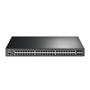 TL-SG3452XP Switch administrado JetStream de 48 puertos Gigabit PoE+ y 4 puertos 10GE SFP+ L2+