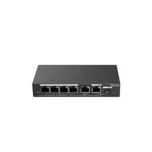 Switch Capa2 Reyee RG-ES206GS-P administrable cloud de 6 puertos con 4 puertos PoE+ y 1 puerto SFP